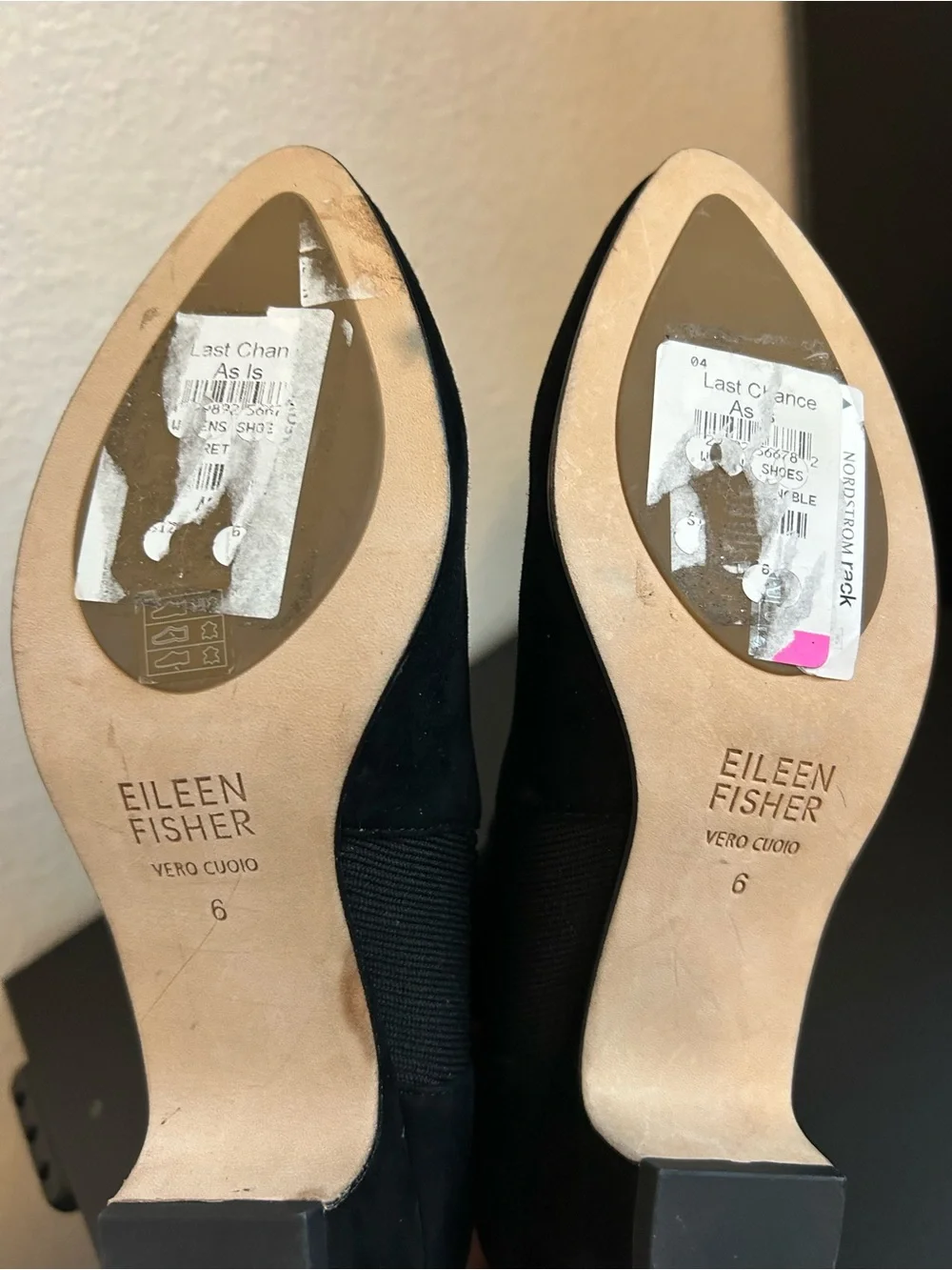 Eileen Fisher Muzy Suede & Knit Black Women's Ankle Boots Size 6